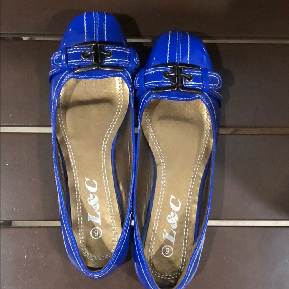 Blue flats